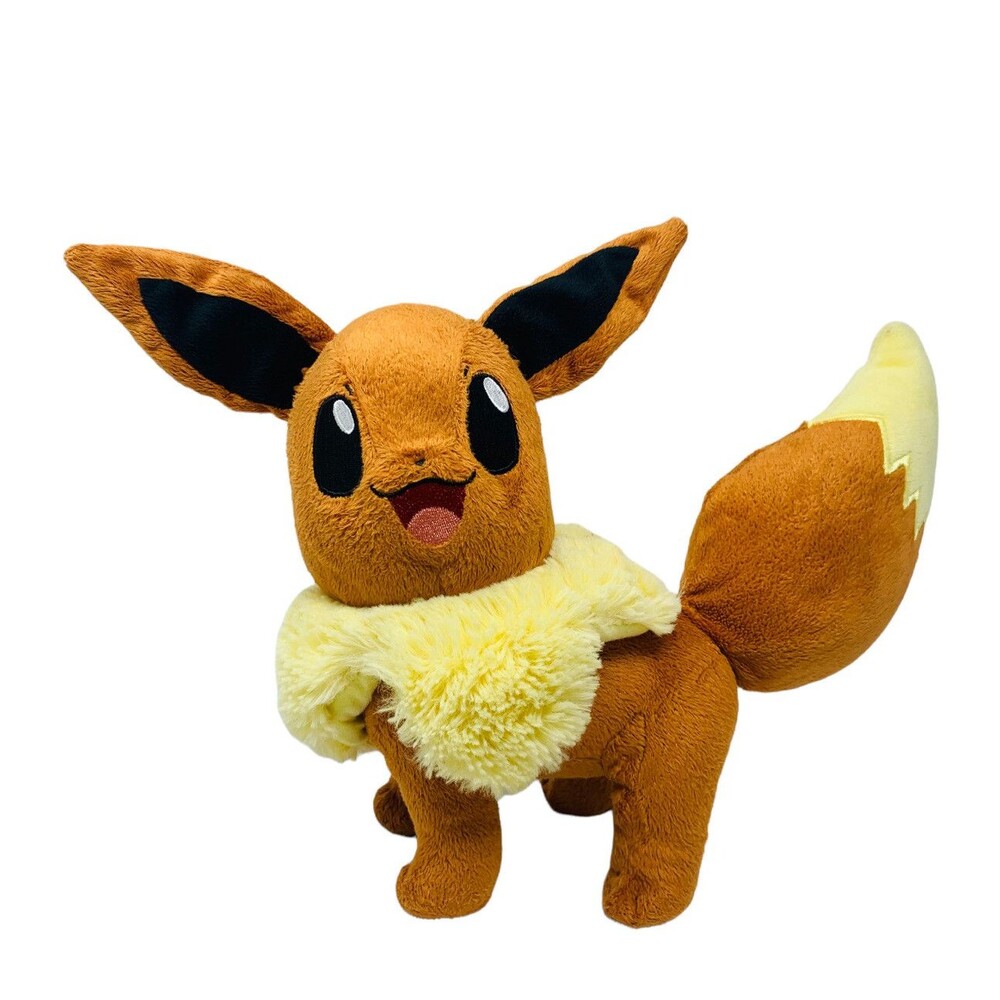 Tomy Plush Eevee Smiling Pokemon Nintendo Stuffed Animal 2017 Soft Toy